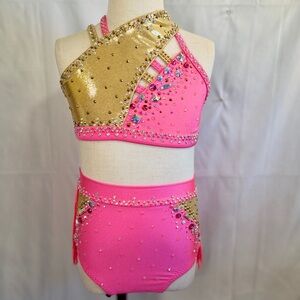 “Star Struck” jazz solo costume, child size 8, brand new